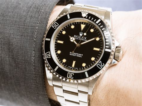 anprobe rolex submariner two liner flat four|Rolex 4 liner vs 14060.